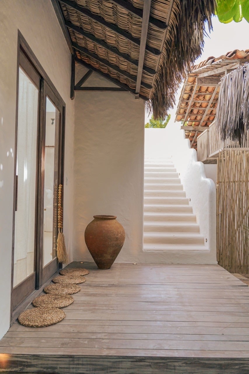 Vista panorâmica do hotel